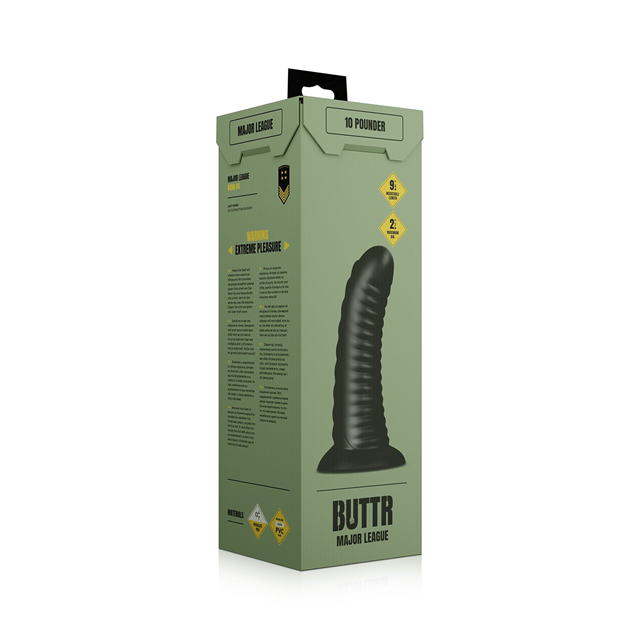Buttr Double Ribbed Butt Plug 26 cm