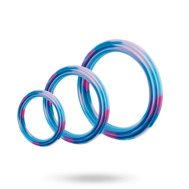 Camo 3in1 Silicone Cock Ring