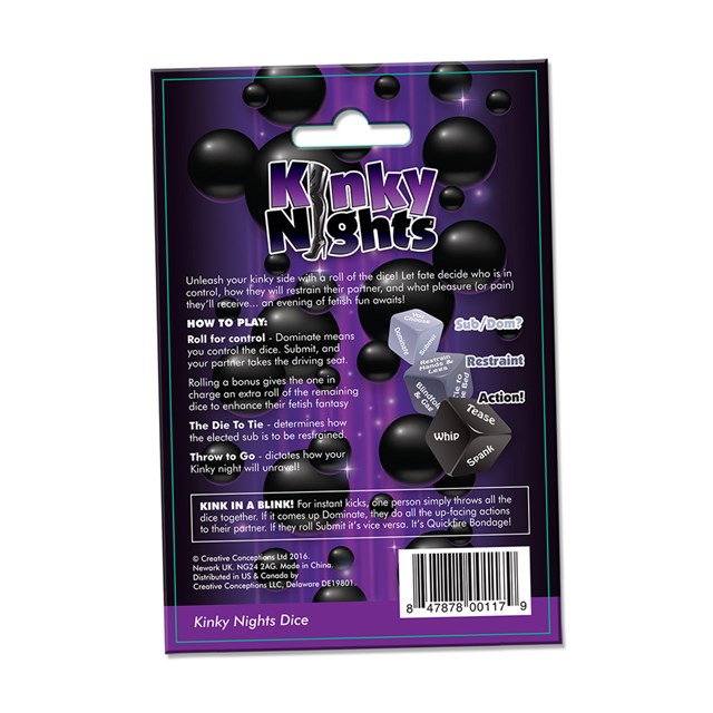 Kinky Nights Dare Dice Terningespil