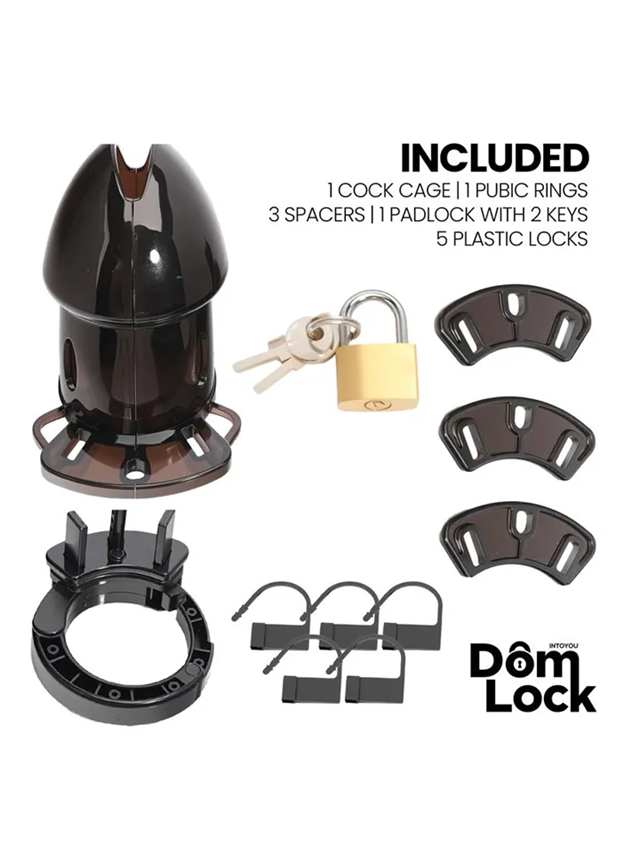 Cell Chastity Cage With Spacers