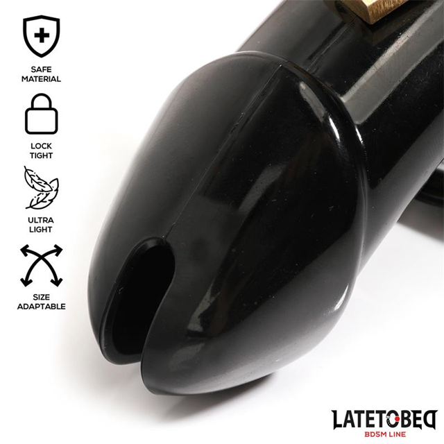 Chastity Cage Long Black