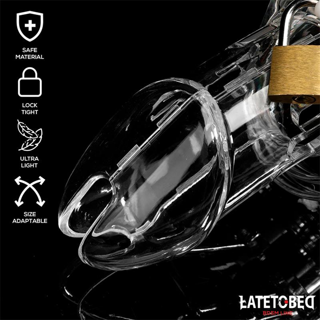 Chastity Cage Long Clear