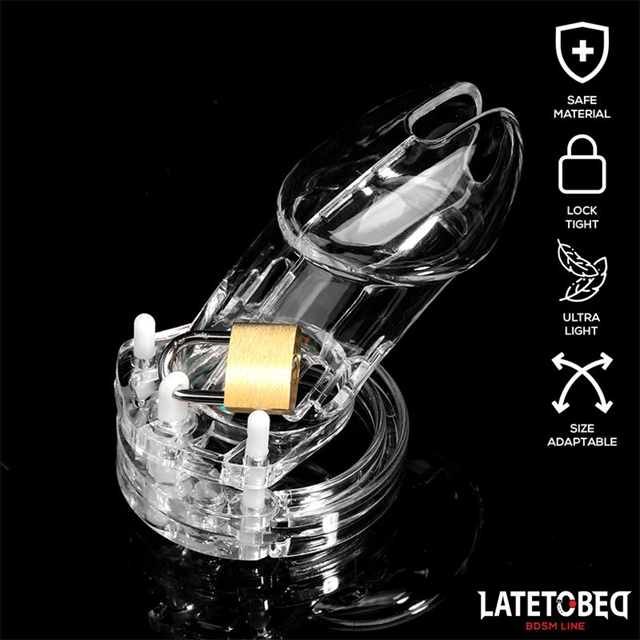 Chastity Cage Long Clear