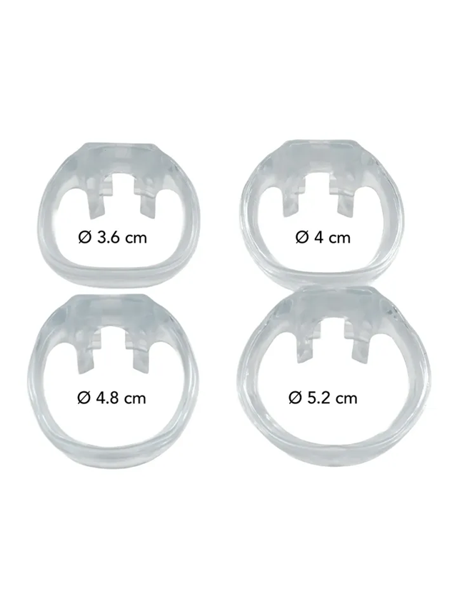 Clear Control Cock Cage Short