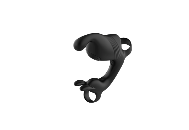 Clit & G-Spot Finger Vibrator Black