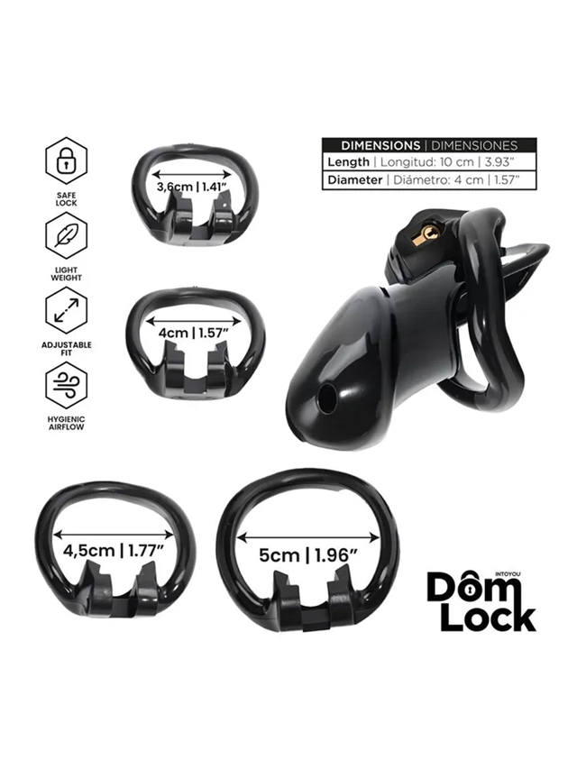 Closure Chastity Cage With Internal Lock