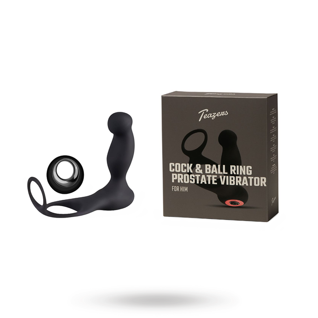 Cock & Ball Ring Prostate Vibrator With Remote