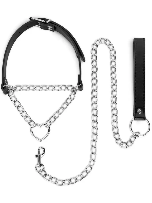 Collar With Chain Silver
