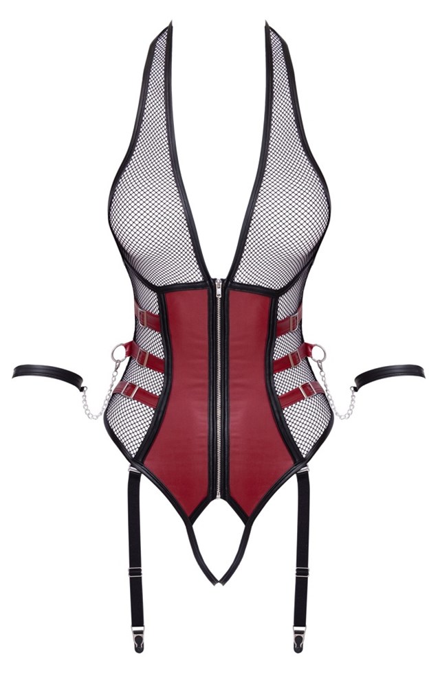 Bondage Crotchless Suspender Body