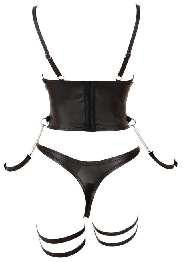 Open Cup & Crotchless Suspender Body