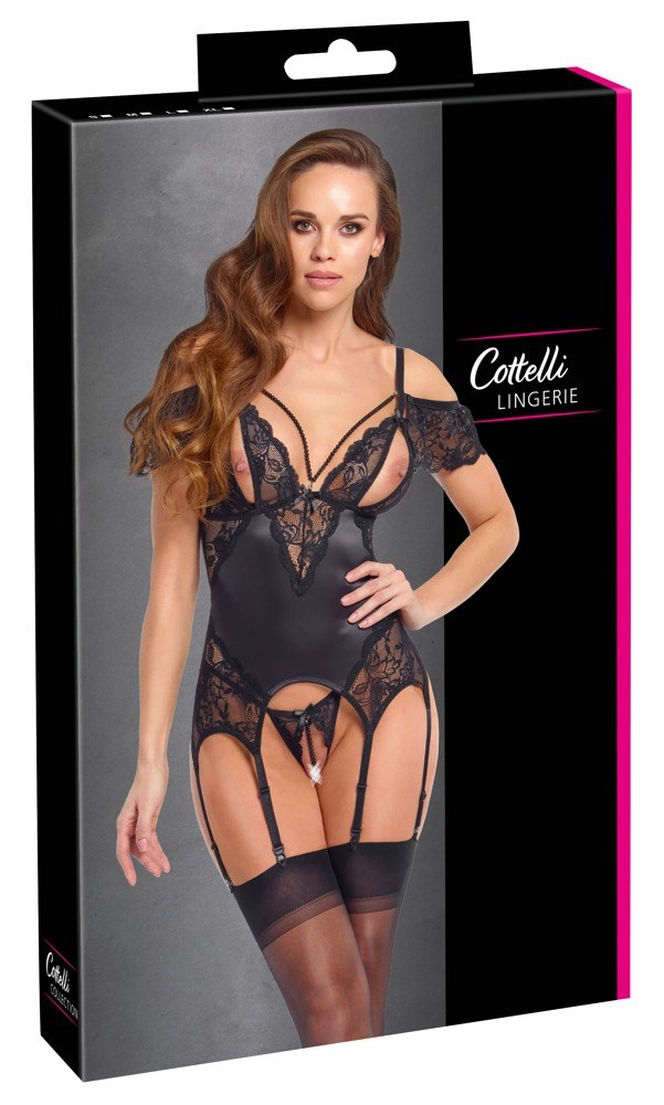 Basque And Crotchless String