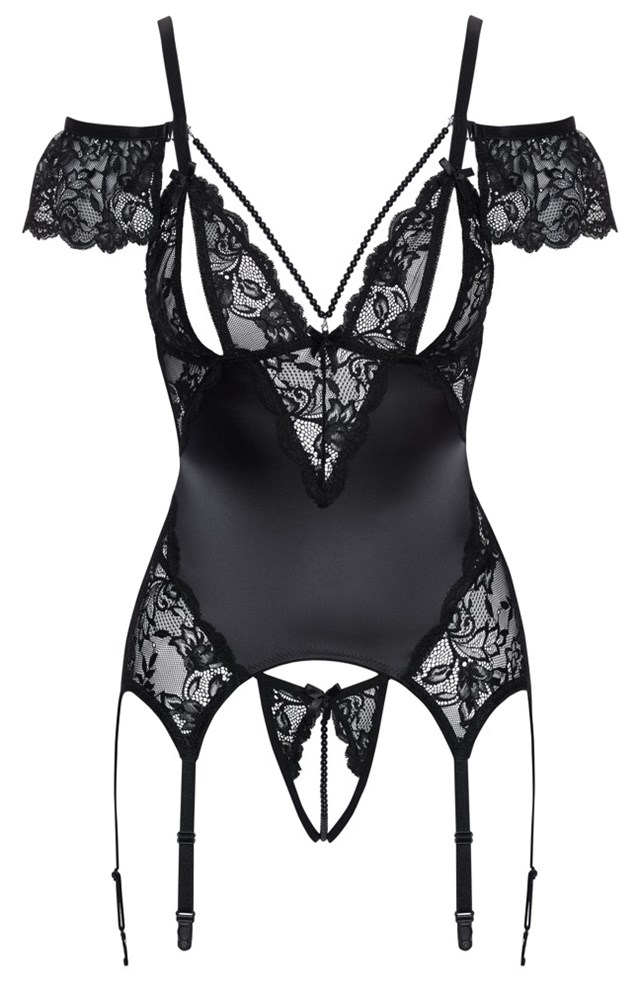 Basque And Crotchless String