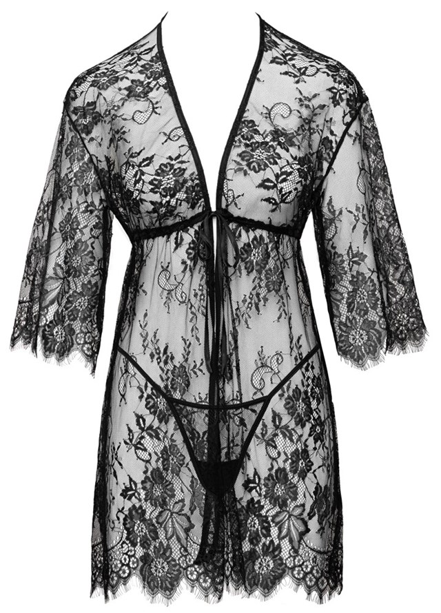 Lace Kimono + String
