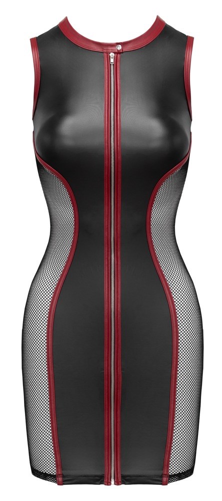 Sleeveless Mini Dress Black/Red