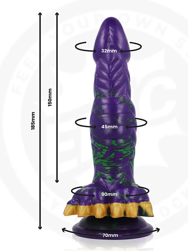 Crocotta Mystic Aurora Dildo 18,5 cm