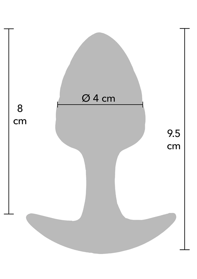 Crystal Butt Plug Medium