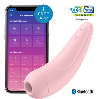 Curvy 2+ Lufttryksvibrator Med App