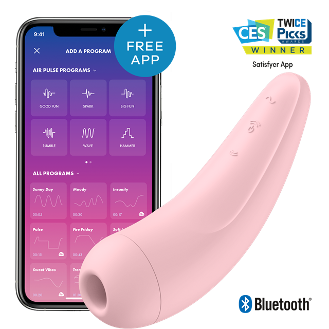 Curvy 2+ Lufttryksvibrator med App