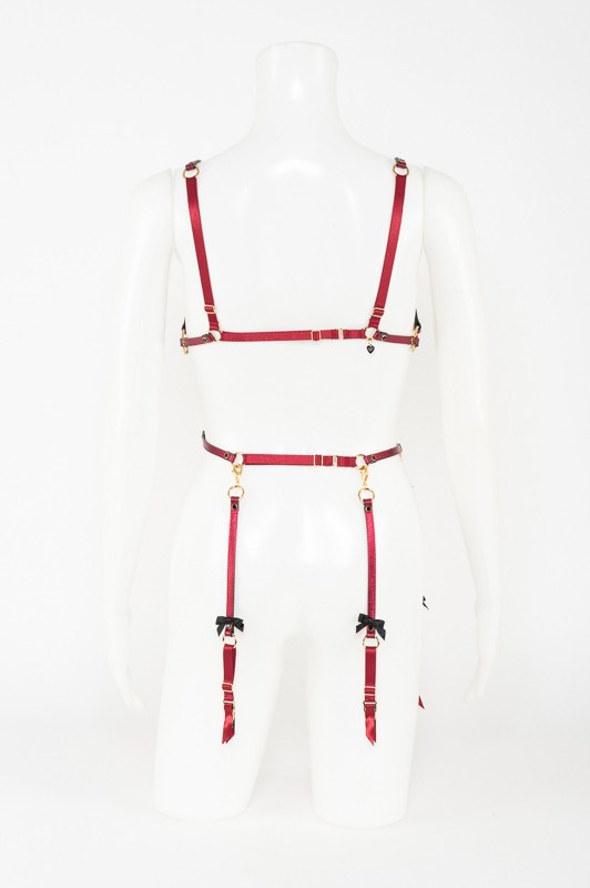 Cherry Playsuit Sele Bondagesæt