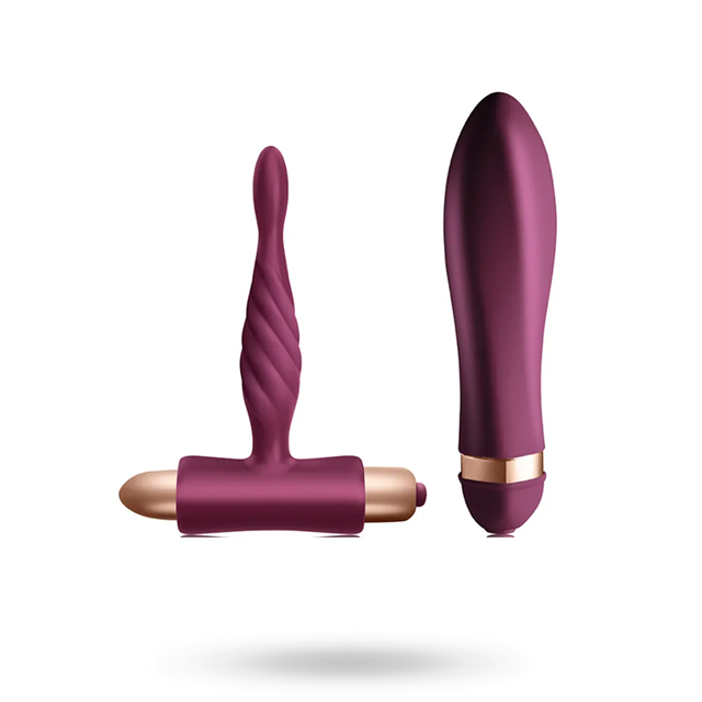 Dare Kit Twisted Vibrator + Anal Plug Beginner