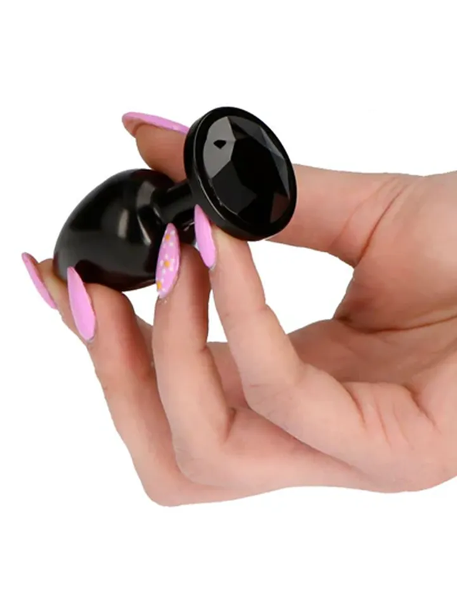 Dark Black Secret Plug Small