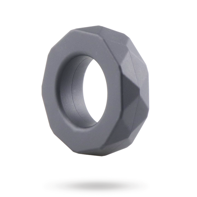 Deluxe Silicone Cock Ring Black