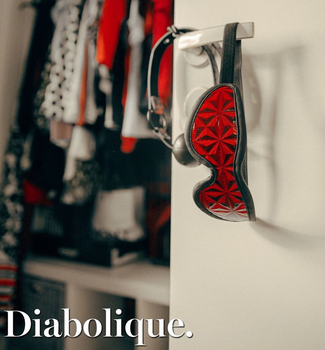 Diabolique Dark Red - Øjenbind