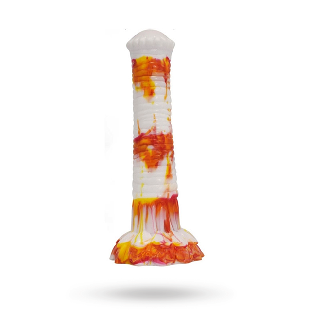 Dildo Tork White-Orange 29 cm