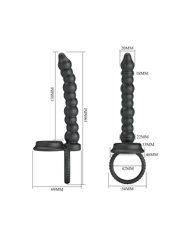 Dillion Double Penetration Cock Ring