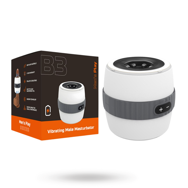 Discreet Male Masturbator With Vibrations