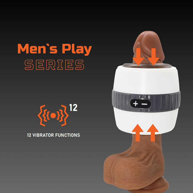 Discreet Male Masturbator With Vibrations