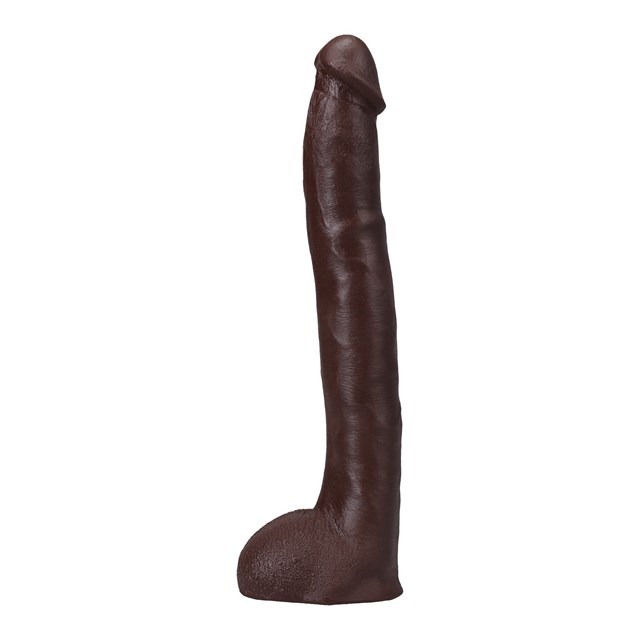 Hollywood Cash - Realistic ULTRASKYN Dildo 29 cm - Chocolate