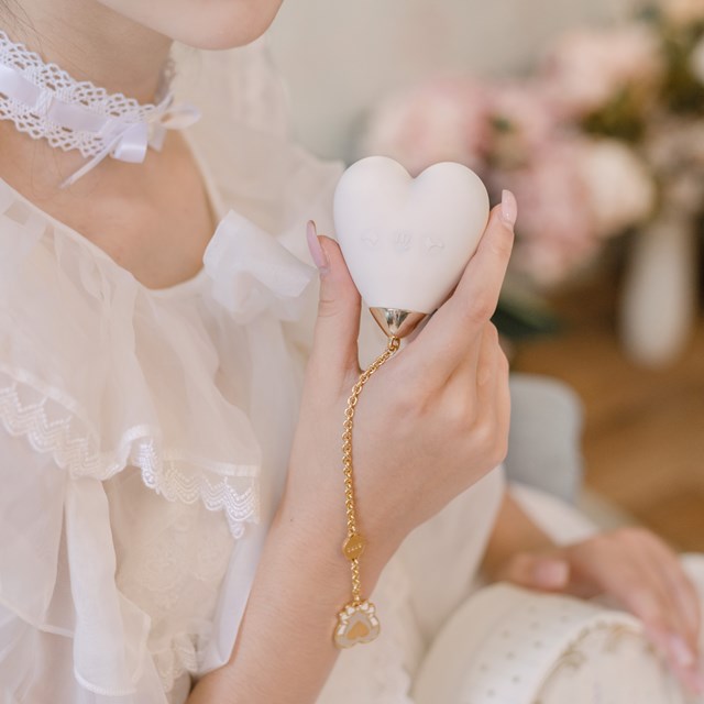 Baby Heart Personal Massager - Vanilla White