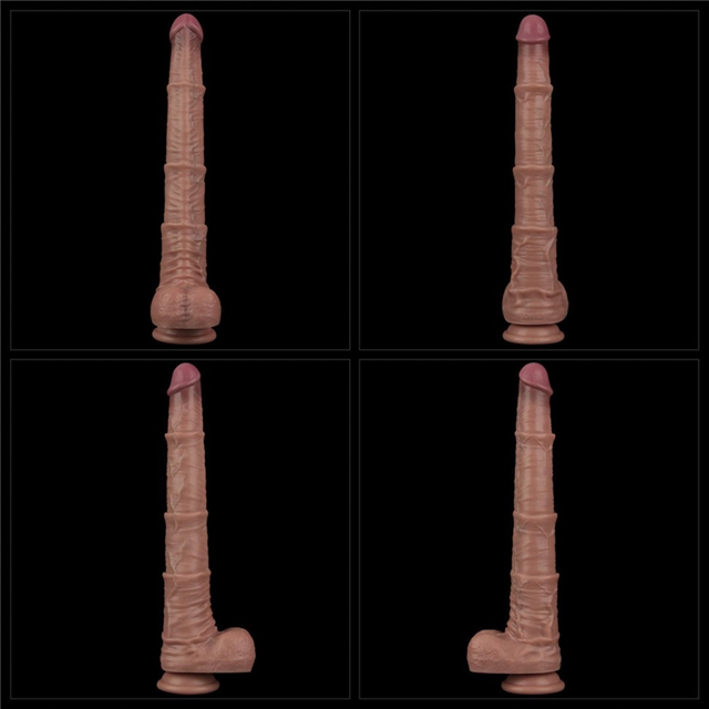 Dual Layered Bendable XXL Cock 40,5 cm