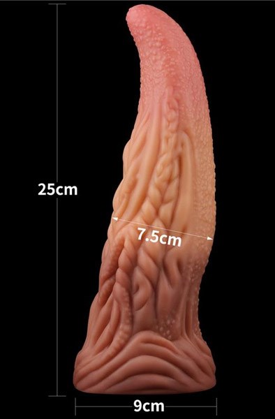 Dual Layered Platinum Silicone Tongue 25 cm