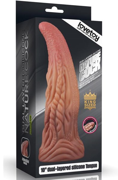 Dual Layered Platinum Silicone Tongue 25 cm