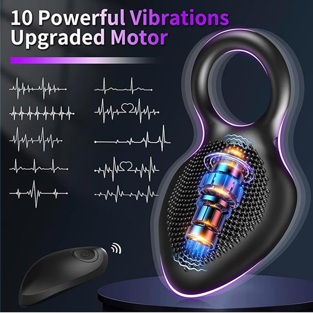 Dual Sensation Vibrating Cock Ring