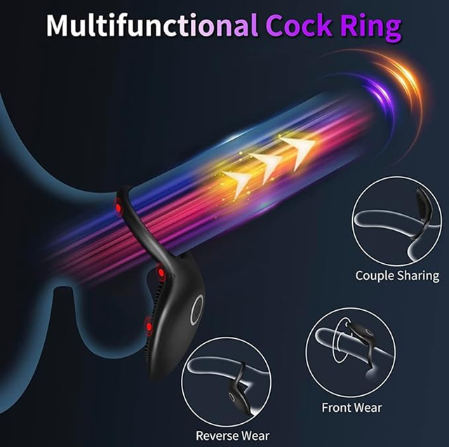 Dual Sensation Vibrating Cock Ring