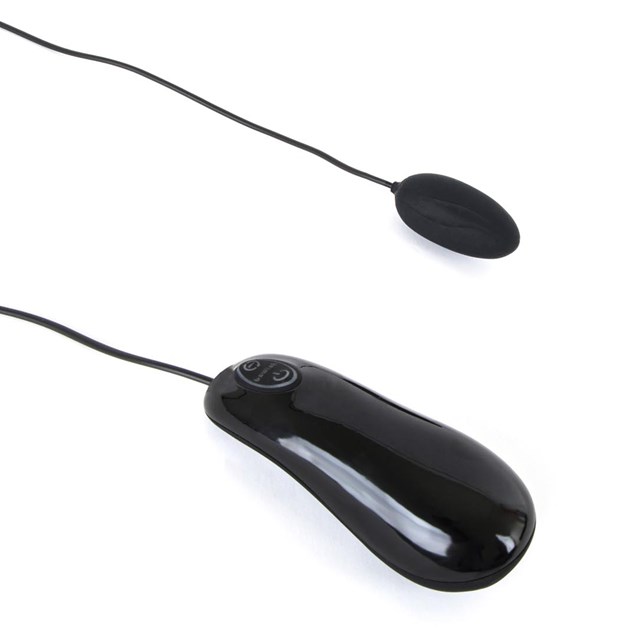 Be Naughty Deluxe - Vibrator Æg - Sort