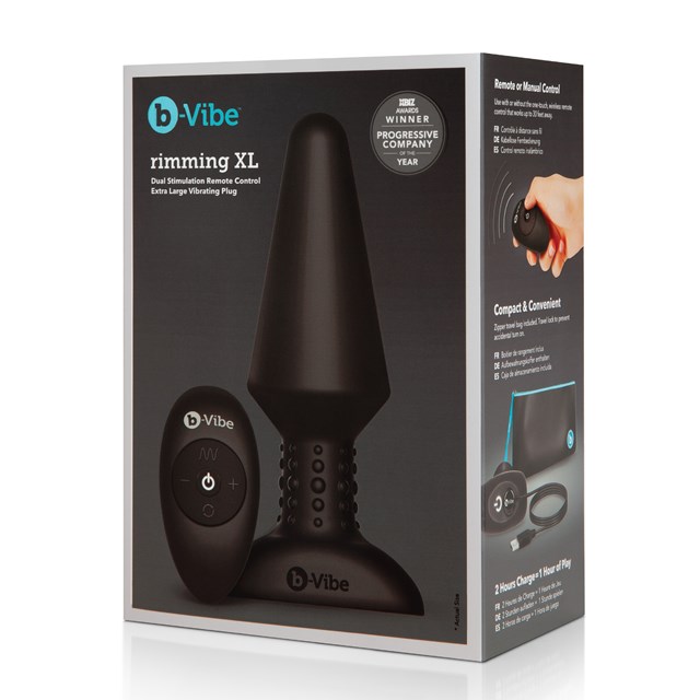 Rimming XL - Extra Stor Vibrerende Analplug