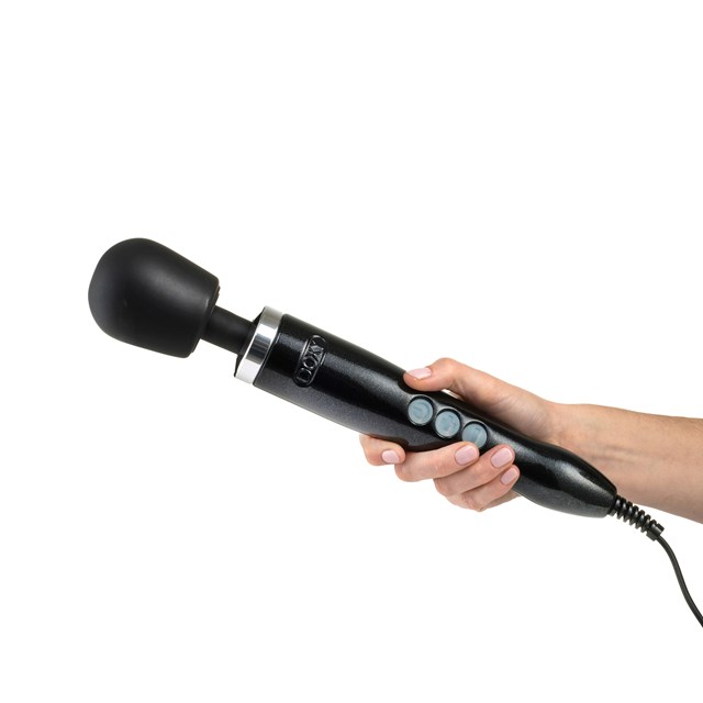Die Cast Extra Kraftfuld Wand Massagestav - Sort