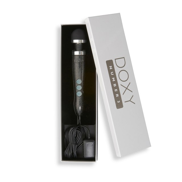 Number 3 Wand Massagestav - Disco Black