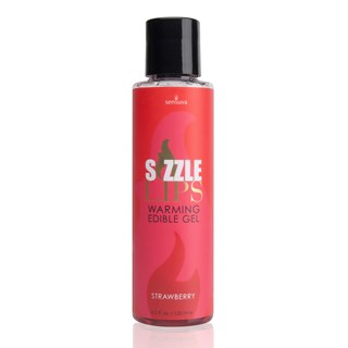 Sizzle Lips Strawberry Warming Edible Gel