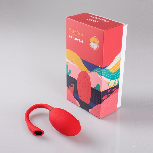 Magic Fugu Red - App-styret Minivibrator