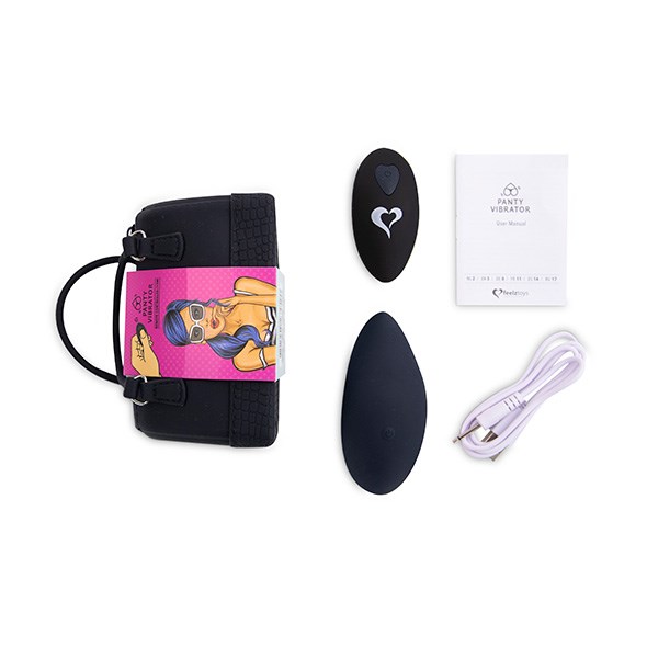 PANTY VIBE REMOTE CONTROLLED VIBRATOR BLACK