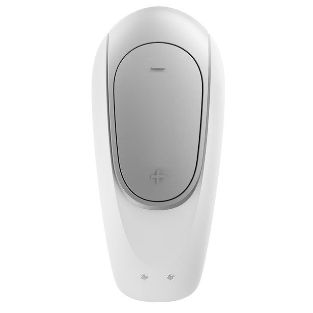 DOUBLE FUN PARVIBRATOR MED FJERNBETJENING - HVID