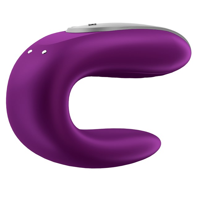 DOUBLE FUN PARVIBRATOR MED FJERNBETJENING - LILLA