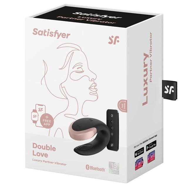 Double Love Luxury Partner Vibrator - Sort
