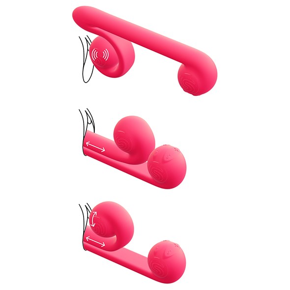Snail Vibe Moving Vibrator - Pink