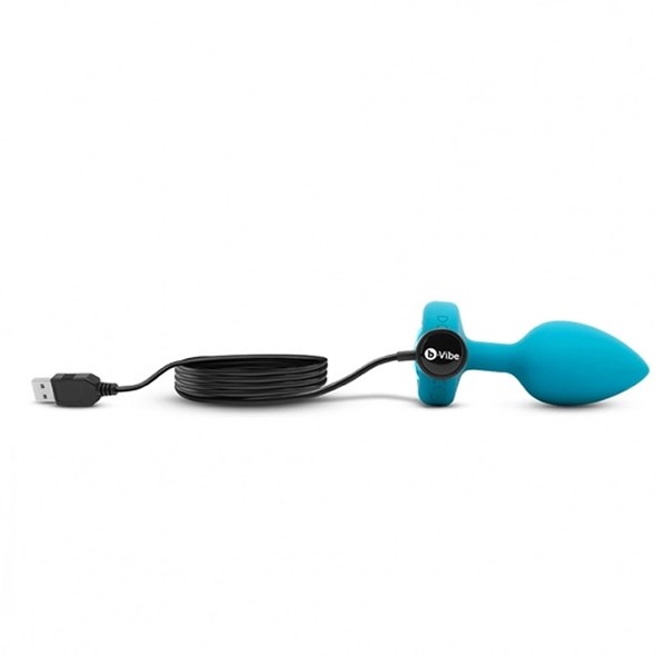 VIBRATING JEWEL PLUG M/L - TURKIS